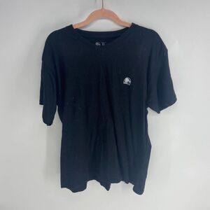 Taco Bell Logo Abstract Graphic Black Crew neck Short Sleeve T Shirt Womens XL